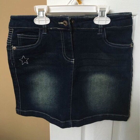NWOT Dex Girl's Denim Mini Skirt - Picture 1 of 3